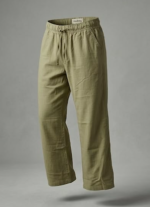 Boys Premium Beige linen Pants | Comfortable Regular Fit linen Trousers - Image 2