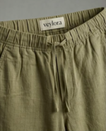 Boys Premium Beige linen Pants | Comfortable Regular Fit linen Trousers - Image 3