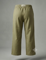 Boys Premium Beige linen Pants | Comfortable Regular Fit linen Trousers - Image 4