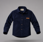 Buy Boys Navy Blue Corduroy Full Sleeve Shirt Online | Premium Cotton Shirt | Veylora