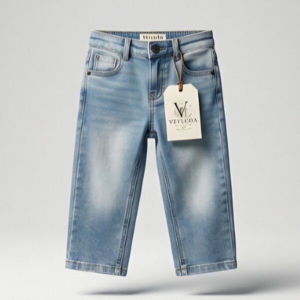 Boys Light Blue Washed Denim Jeans | Premium Slim Fit Casual Jeans