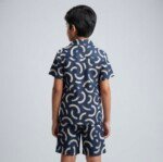 Veylora Boys Big Blue Cut Co-Ord Set | Half Shirt & Shorts Outfit - Image 5