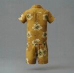 Veylora Yellow Flower Unisex Co-Ord Set | Half Shirt & Shorts Outfit Kids - Image 3