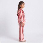 Veylora Girls Red Frill Co-Ord Set | Full Sleeve Shirt & Pants Outfit - Image 3