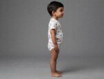 Veylora White Printed Unisex Romper | Soft Cotton Comfortable Everyday Baby Wear Outfit - Image 5