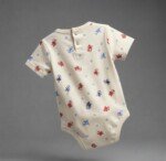 Veylora White Printed Unisex Romper | Soft Cotton Comfortable Everyday Baby Wear Outfit