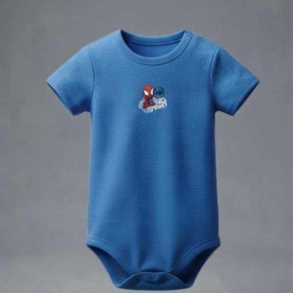 Veylora Spiderman Unisex Romper | Soft Cotton Comfortable Everyday Baby Wear Outfit