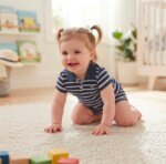 Veylora White Blue Stripe Unisex Romper | Soft Cotton Comfortable Everyday Baby Wear Outfit - Image 6