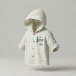 Veylora Boys Light Green Hoodie Shirt | Green Lines Casual Everyday Wear Kids - Image 2