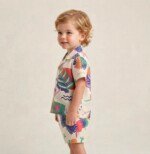 Veylora Off White Multidesign Unisex Co-Ord Set | Soft Comfortable Everyday Kids Wear - Image 4