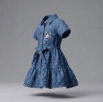 Veylora Girls Waist Knot Frock | Soft Comfortable Casual Party Everyday Wear Kids - Image 2