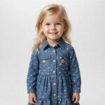 Veylora Girls Waist Knot Frock | Soft Comfortable Casual Party Everyday Wear Kids - Image 4