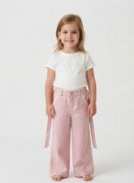 Veylora Girls Palazzo Lower | Soft Comfortable Casual Everyday Cotton Wear Kids - Image 4
