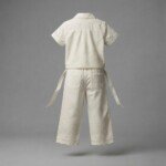 Veylora Girls White Sparkle Palazzo Co-Ord Set | Stylish Comfortable Everyday Wear Kids - Image 3