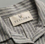 Veylora Girls Grey Two White Flowers Dress | Soft Stylish Casual Everyday Wear Kids - Image 5