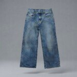 Veylora Girls Blue Wide Leg Jeans | Trendy Comfortable Premium Everyday Denim Wear Kids