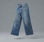 Veylora Girls Blue Wide Leg Jeans | Trendy Comfortable Premium Everyday Denim Wear Kids - Image 2